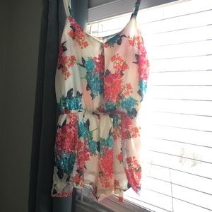 Lucca couture floral romper